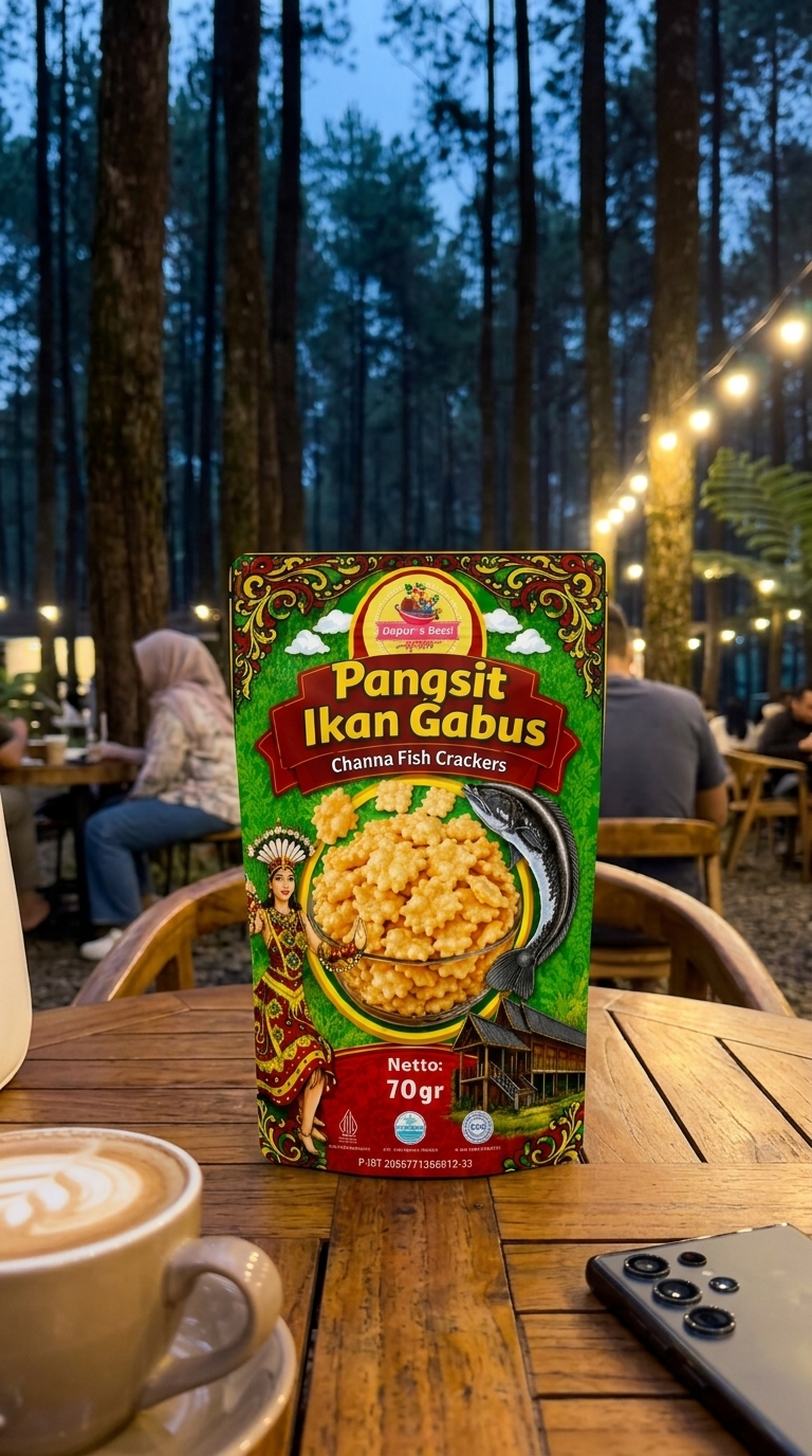 Pangsit ikan Gabus 